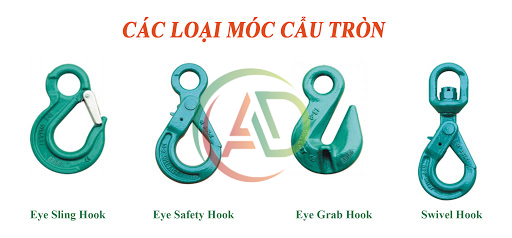 Các loại móc cẩu tròn