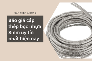 Báo giá cáp thép bọc nhựa 8mm uy tín nhất hiện nay